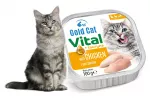 &Scaron;lapias kačių maistas Gold Cat Vital vi&scaron;tiena su taurinu, 100 g, pa&scaron;tetas