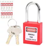 Užraktų rinkinys darbuotojams, 10 vnt., nailonas ir plienas