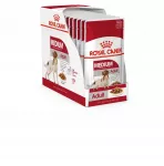 &Scaron;unų konservai ROYAL CANIN Medium Adult, 10 x 140 g, vidutinių veislių augintiniams