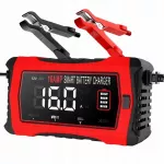 Automatinis i&scaron;manusis akumuliatorių įkroviklis LCD, 6&ndash;24 V, 10 A