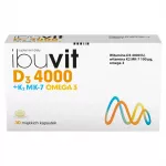 Maisto papildas Ibuvit D3 4000 + K2 MK-7 su Omega 3, 30 kapsulių