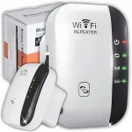 Belaidis WiFi stiprintuvas, LAN kartotuvas, 300 Mb/s