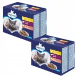 Katzenų ėdalas PREVITAL, su ver&scaron;iena, vi&scaron;tiena ir la&scaron;i&scaron;a, 24 x 100 g