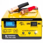 Automobilio akumuliatoriaus įkroviklis 15A, 6V/12V, mikroprocesorinis