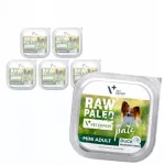 &Scaron;unų konservai RAW PALEO Mini Adult su antiena, mažų veislių &scaron;unims, 6 x 150 g