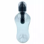 Vandens butelis su filtru Fitfresh 0,5 l, skaidrus