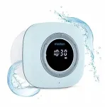 Belaidė Bluetooth du&scaron;o kolonėlė su FM radiju, LED laikrodžiu ir USB-C įkrovimu