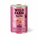 Katėms skirtas pa&scaron;tetas WILD FARM su kiauliena, be glitimo, 400 g