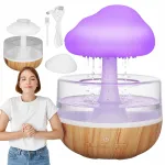 Oro drėkintuvas-difuzorius su LED naktine lempute, &bdquo;Cloud Mushroom&ldquo;