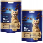 Katinų skanėstai OPTIVITAL su antiena, 80 g x2