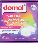 Skalbimo tabletės spalvotiems audiniams DOMOL, 30 vnt.