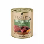 &Scaron;unų konservai Luger's Daily Pleasures su laukine mėsa ir moliūgu, 800 g