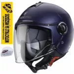 Atviras motociklo &scaron;almas CABERG Riviera V4X Yama Blue Matt, L dydis