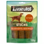 &Scaron;unų skanėstai PURINA Adventuros Sticks su laukinių buivolų mėsa, 120 g