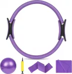 Pilates rinkinys: žiedas, kamuolys, pasiprie&scaron;inimo juosta (4 dalių)