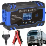 Automobilio i&scaron;lyginimo įrenginys 12V/24V, 8A, LCD ekranas
