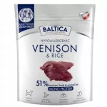 Sausas &scaron;unų pa&scaron;aras vidutinių veislių &scaron;unims, Baltica Venison Rice, 1 kg
