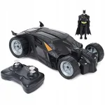 Nuotoliniu būdu valdomas Batmobilis 1:20 su 10 cm Batman DC Comics figūrėle