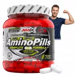 Aminorūg&scaron;čių tabletės Amix Amino Pills i&scaron; 3 baltymų &scaron;altinių