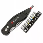 Universali WURTH surinkimo peilis su antgaliais ir dėklu 071566516961 X
