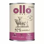 &Scaron;unų konservai OLLO UMAMI su ėriena ir jautiena, 400 g