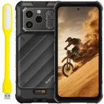 I&scaron;manusis telefonas RUGONE XEVER 8 4G 8/128GB su dviguba baterija, naktinio matymo funkcija, juodas