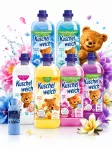 Skalbinių mink&scaron;tiklis Kuschelweich, kvapų rinkinys, 6 x 1 l (228 skalbimų)