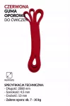 Treniruočių guma Power Band, 7&ndash;16 kg, tempimui ir mank&scaron;tai