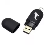 USB atmintinė 64 GB, juoda, MAN, USB 2.0