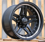 PRORACING BK936 Black Half Matt+polished Lip (BLHMPL) R18 6x139.70 ET-18 CB110.10 J10.0