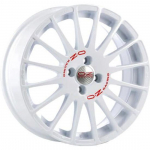 OZ RACING Superturismo WRC Race White Red Lettering R18 5x114.30 ET40 CB75.00 J8.0
