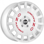 OZ RACING Rally Racing Race White Red Lettering R18 5x112.00 ET50 CB75.00 J7.5