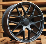PRORACING B5318 Black Half Matt+polished Lip (BLHMPL) R20 5x112.00 ET43 CB66.60 J8.0