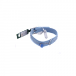 Hunter Leather collar Crystal Orka 55 light blue | 4016739431684