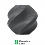 3D plastikas Bambu Lab PETG HF tamsiai pilka (33103) su rite 1.75mm/1kg