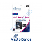 MediaRange microSDHC kortelė 8GB Class 10 (Su SD adapteriu)