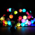 50 LED kalėdiniai burbulai