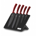 Peilių rinkinys 6 vnt su magnetiniu stovu Berlingerhaus Metallic Line Burgundy Edition I BH/2519