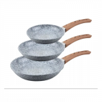 Keptuvių rinkinys su keramikiniu marmuriniu sluoksniu 20/24/28 cm ZILNER ZL-7087