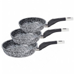 3 keramikos-marmuro keptuvių rinkinys 20/24 / 28cm ZILNER ZL-7130