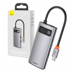 &bdquo;Hub 4in1 Baseus Metal Gleam&ldquo; serija USB-C į USB 30 + USB 20 + HDMI + USB-C PD