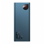 Powerbank Baseus Adaman Metal 20000mAh PD QC 30 65W 2xUSB + USB-C + micro USB mėlyna