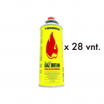 28 Vnt. X Dėžė Butano Dujų Balionėlis 220 G
