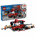 LEGO - LEGO City - F1&reg; Pit Stop & Pit Crew with Ferrari Car (60443)