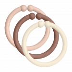 BIBS - Loops 12 PACK Blush/Woodchuck/Ivory - (900239)
