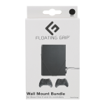 Floating Grips Xbox One X and Controller Wall Mounts - Bundle (Black)