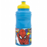 Stor - Easy hold sports water bottle, 380 ml - Spiderman (088808722-74755-12)