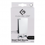 Floating Grip Playstation 5 Wall Mounts by Floating Grip - White Bundle