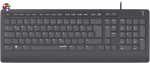 Speedlink - HI-GENIC Antibacterial Keyboard, black - Nordic Layout