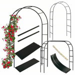 Sodo pergola, sodo arka, atrama gėlėms, daržovėms, sklypas, metalas